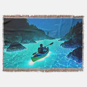 Manta Kayak en un brillante diseño de agua