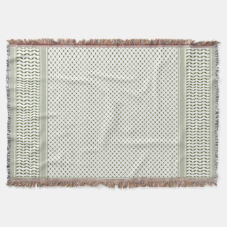 Manta Keffiyeh Verde Oliva