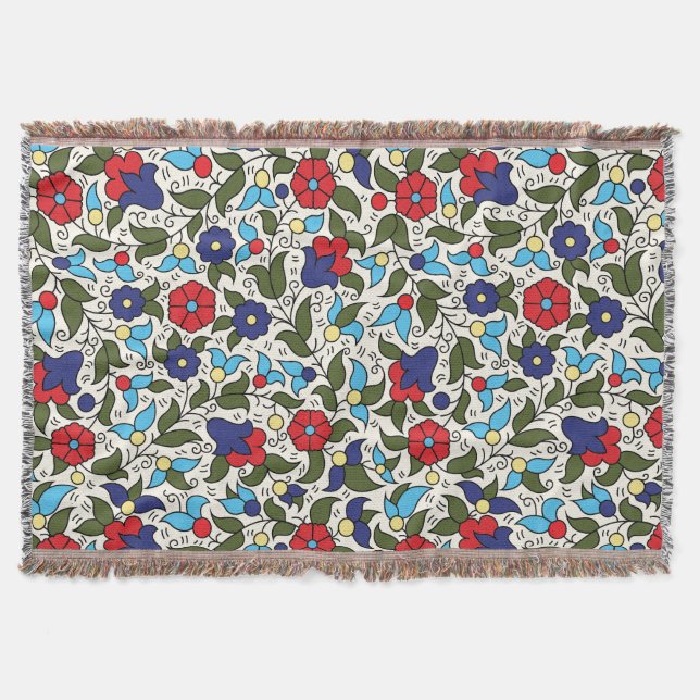 Manta Khalili Floral  (Anverso)
