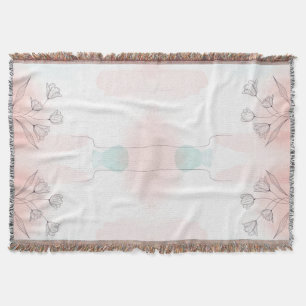 Manta Kit de dopp floral de color rosa romántico - Elega