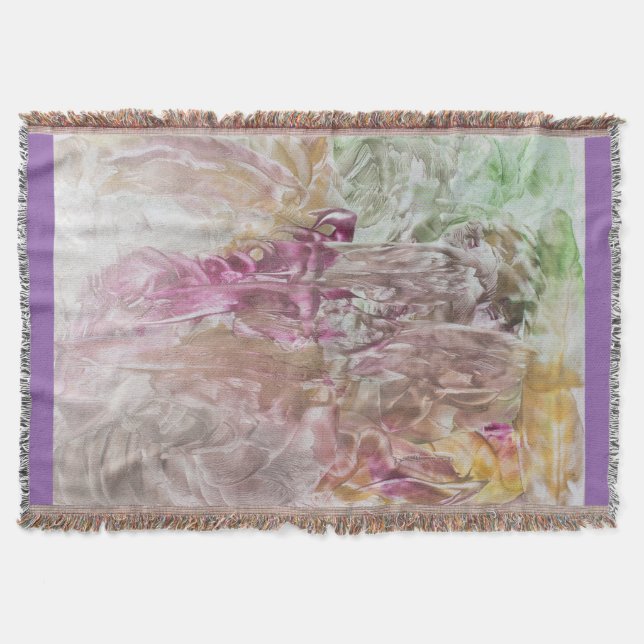 Manta Kleed met abstracte kunst (Anverso)