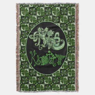 Manta Knotty Dragon Throw Blanket