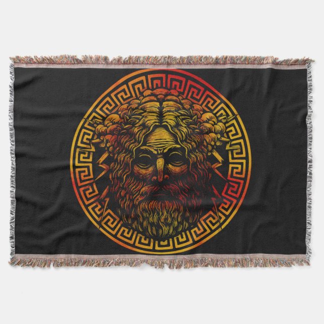 Manta La antigua obra de arte Escudo de Zeus (Anverso)