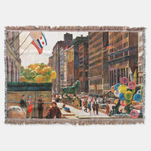 Manta La avenida de Michigan, Chicago de Juan vacila