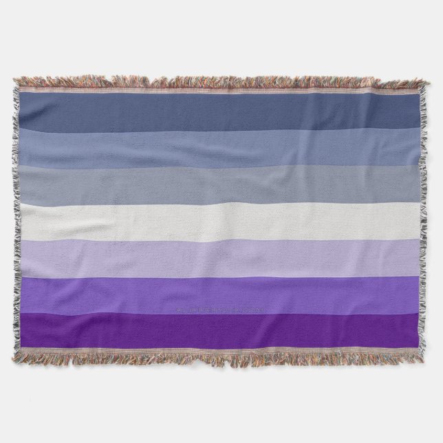 Manta La bandera del orgullo lésbico carnicero de Slippe (Anverso)