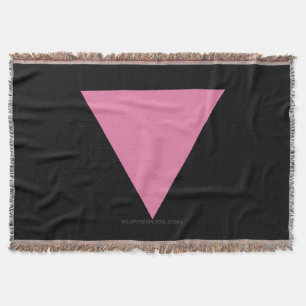 Manta La bandera del triángulo rosado de SlipperyJoe obs