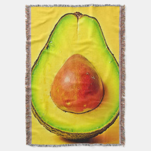 Manta La belleza de un diseño de aguacate saludable