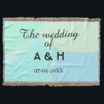 Manta La boda de la letra inicial del nombre de la parej<br><div class="desc">Para amantes como nosotros</div>