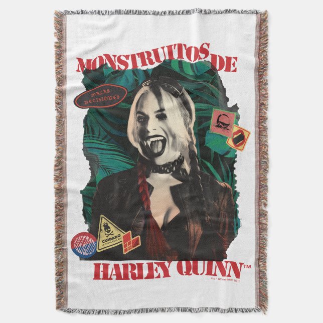 Manta La brigada suicida | Harley Quinn Winking (Frente vertical)