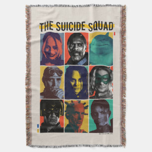 Manta La brigada suicida Retro Grid Con Harley Quinn