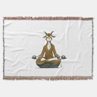 Manta "La cabra meditadora"
