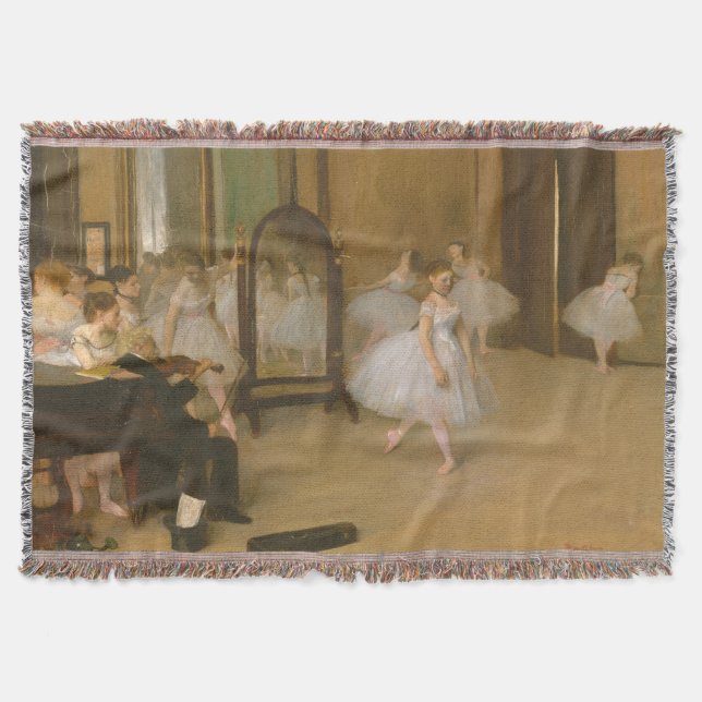 Manta La clase de baile (1870) Edgar Degas (Anverso)