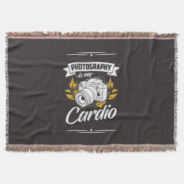 Manta La fotografía es mi cardio (Anverso)