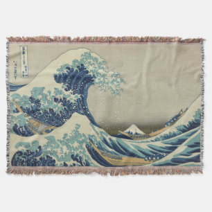 MANTA LA GRAN ONDA DE KANAGAWA - WOODBLOCK JAPONÉS