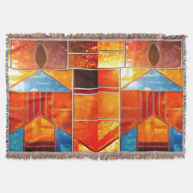 Manta La luz mágica fluye desde las ventanas de la Igles (Anverso)