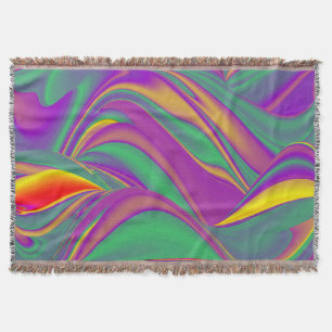 Manta La magia de los colores abstracta el arte pluviomé
