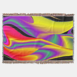 Manta La magia de los colores abstracta el arte pluviomé