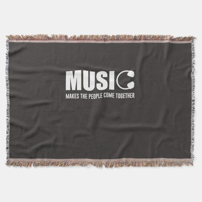 Manta La música hace que la gente se una (Anverso)