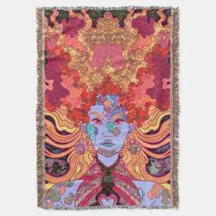 Manta La princesa en rojo