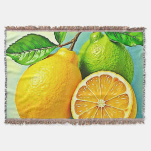 Manta La ráfaga de cítricos de Zesty en el diseño