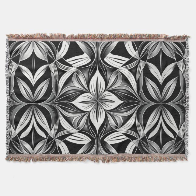 Manta La unidad del blanco y el negro (Anverso)