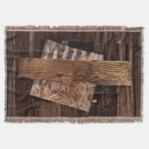 Manta La ventana de la vieja casa de madera