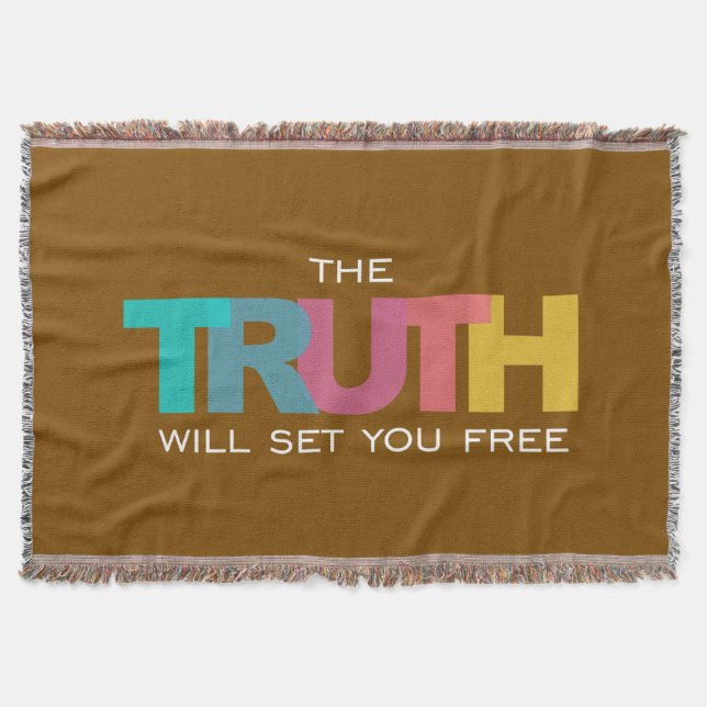 Manta La verdad te hará libre (Anverso)