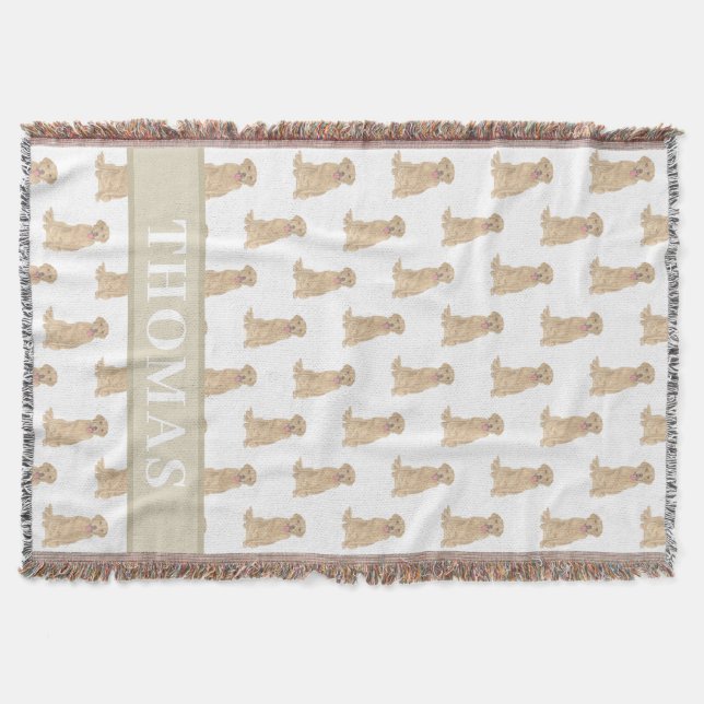 Manta Labrador personalizado (Dudley) (Anverso)