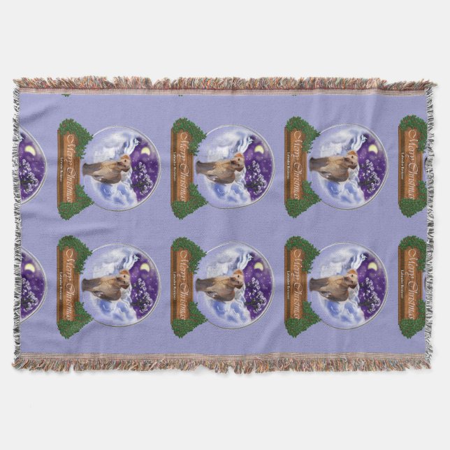 Manta Labrador Recuperador Navidades (Anverso)