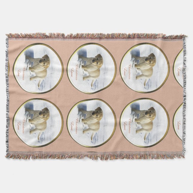 Manta Labrador Recuperador Navidades (Anverso)