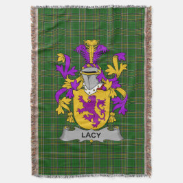 Manta Lacy irlandés o De Lacy Coat of Arms Crest I
