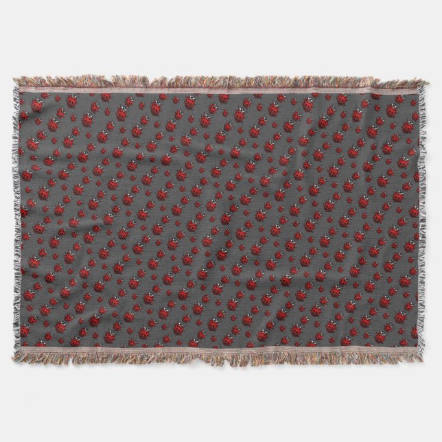 Manta Ladybug Blanket Ladybug / Ladybird Throw Blankets (Anverso)