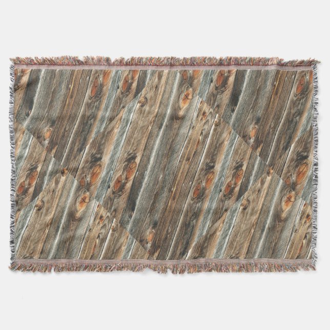 Manta Lancha de impresión de Barnwood occidental (Anverso)