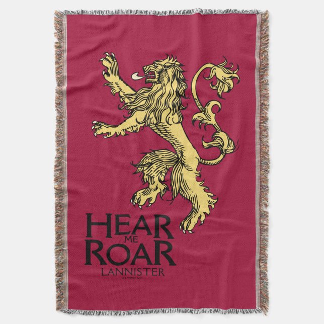 Manta Lannister Sigil - Escúchame Roar (Frente vertical)