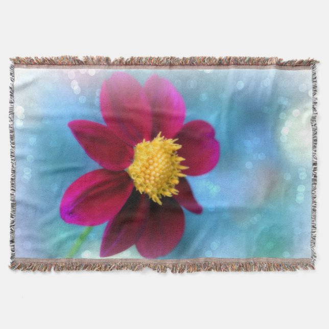 Manta Lanzar una manta/flor de Borgoña (Anverso)