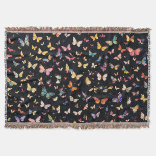 Manta Las 1000 Mariposas Negras