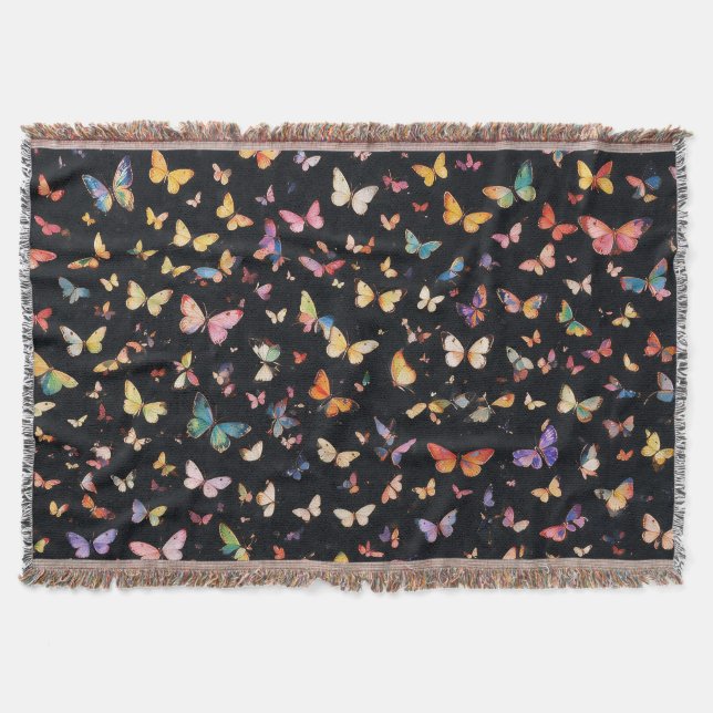 Manta Las 1000 Mariposas Negras (Anverso)