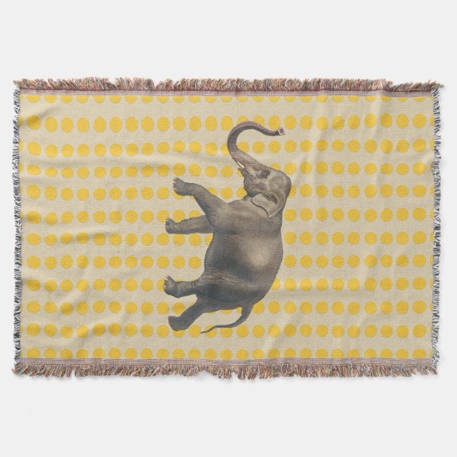 Manta Las especias azafrán se unen con el elefante (Anverso)