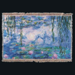 Manta Las lacrimógenas de agua de Monet<br><div class="desc">Visita mi tienda para un diseño más interesante y más elección de color => zazzle.com/iwheels*</div>