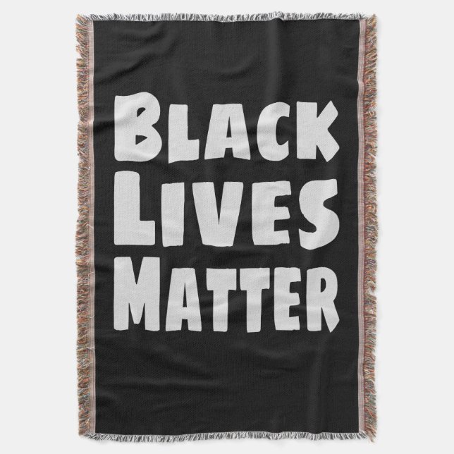 Manta Las vidas negras importan BLM (Frente vertical)