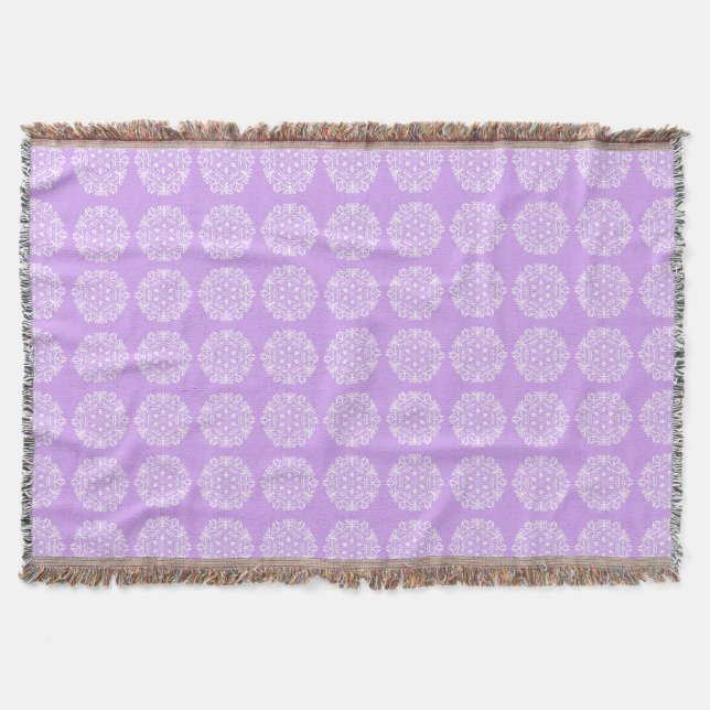Manta Lavender Mandala (Anverso)