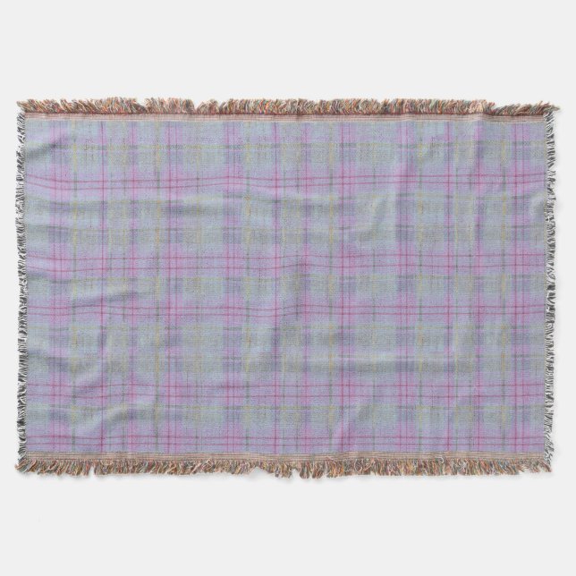 Manta Lavender Plaid Harmony  (Anverso)