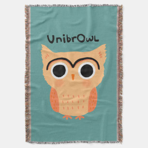 Manta Lechuza UnibrOwl   Lechuza graciosa de las cejas