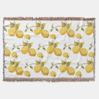 Manta Lemones frescos de época: diseño simplista