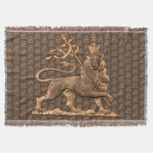 Manta León de Judá Jah Ejército INI Haile Selassie Rasta
