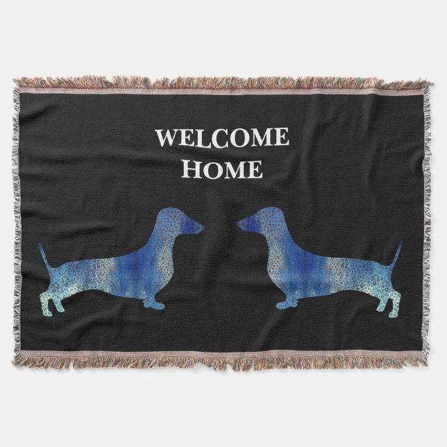 Manta Leopard dachshund (Anverso)