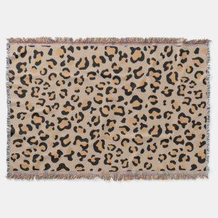 Manta Leopardo Print, Leopard Spots, Brown Leopard