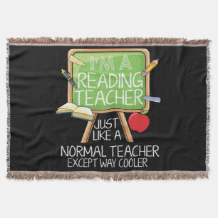 Manta Leyendo profesor