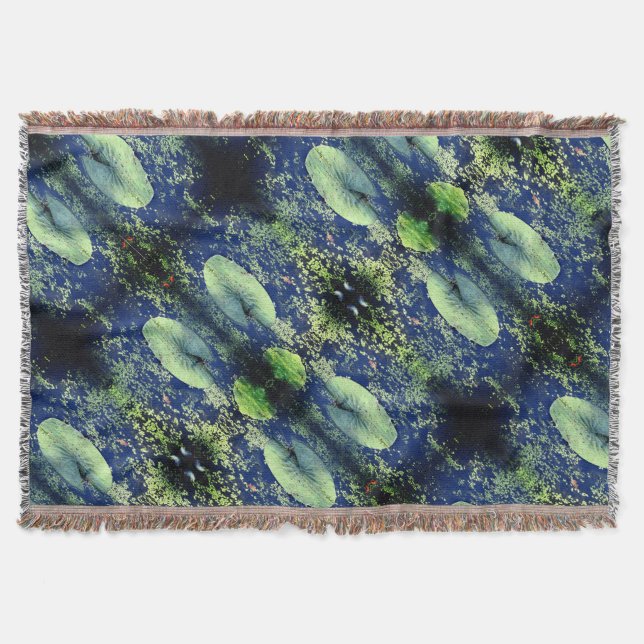Manta Lilly Pad Blanket Throw Blanket (Anverso)