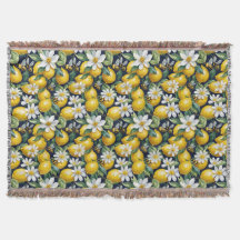 Limones amarillos frescos con abejas ocupadas y fl